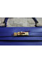 Hermes Kelly 32cm Shoulder Bag Blue Saffiano Leather K32 Gold  Replica