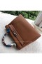 Hermes Kelly 32cm Shoulder Bag Brown Calfskin Leather K32CL Silver  Replica