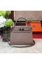 Hermes Kelly 32cm Shoulder Bag Grey TOGO Leather KY32 Silver  Replica