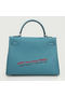 Hermes Kelly 32cm Shoulder Bag Light Blue Original Leather K32 Silver  Replica