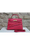 Hermes Kelly 32cm Shoulder Bag Peach Saffiano Leather K32 Gold  Replica