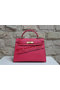Hermes Kelly 32cm Shoulder Bag Peach Saffiano Leather K32 Gold  Replica