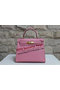 Hermes Kelly 32cm Shoulder Bag Pink Saffiano Leather K32 Gold  Replica