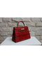 Hermes Kelly 32cm Shoulder Bag Red Croco Patent Leather K32 Gold  Replica