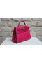 Hermes Kelly 32cm Shoulder Bag Rose Croco Patent Leather K32 Gold  Replica