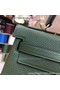 Hermes Kelly 32cm Shoulder Bag TOGO Leather KY32 Green  Replica