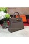 Hermes Kelly 32cm Shoulder Bag TOGO Leather KY32 Grey  Replica