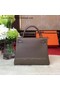 Hermes Kelly 32cm Shoulder Bag TOGO Leather KY32 Grey  Replica
