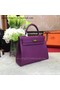 Hermes Kelly 32cm Shoulder Bag TOGO Leather KY32 Purple  Replica
