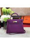 Hermes Kelly 32cm Shoulder Bag TOGO Leather KY32 Purple  Replica