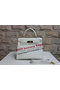 Hermes Kelly 32cm Shoulder Bag White Saffiano Leather K32 Gold  Replica