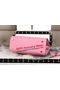 Hermes Kelly 32cm Shoulder Bags Grained Leather Pink  Replica