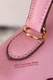 Hermes Kelly 32cm Shoulder Bags Grained Leather Pink  Replica