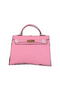 Hermes Kelly 32cm Shoulder Bags Grained Leather Pink  Replica