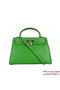 Hermes Kelly 32cm Shoulder Bags Green Clemence Leather Gold  Replica
