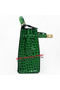 Hermes Kelly 32cm Shoulder Bags Green Iridescent Croco Leather Gold  Replica