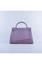 Hermes Kelly 32cm Shoulder Bags Lavender Grainy Leather Silver  Replica
