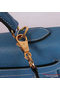 Hermes Kelly 32cm Handle Bag Blue Togo Leather Gold Replica
