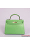 Hermes Kelly 32cm Handle Bag Green Togo Leather Gold Replica
