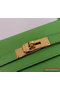 Hermes Kelly 32cm Handle Bag Green Togo Leather Gold Replica
