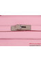 Hermes Kelly 32CM Handle Bag Pink Clemence Leather Silver Replica