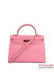 Hermes Kelly 32cm Handle Bag Pink Togo Leather Gold Replica