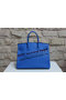 Hermes Kelly 35cm Handle Bag Blue Ostrich Leather Gold Replica