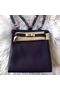 Hermes Kelly Ado Backpack H2398 Black  Replica