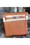 Hermes Kelly Ado Backpack H2398 Orange  Replica
