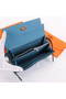 Hermes Kelly Bi-Fold Wallet A708 Blue  Replica