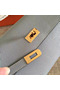 Hermes Kelly Classic Long Wallet In Ciel Epsom Leather  Replica