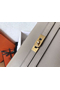 Hermes Kelly Classic Long Wallet In Grey Epsom Leather  Replica