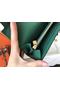 Hermes Kelly Classic Long Wallet In Malachite Epsom Leather  Replica