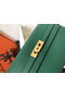 Hermes Kelly Classic Long Wallet In Malachite Epsom Leather  Replica