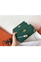Hermes Kelly Classic Long Wallet In Malachite Epsom Leather  Replica