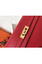 Hermes Kelly Classic Long Wallet In Red Epsom Leather  Replica
