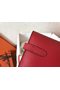Hermes Kelly Classic Long Wallet In Red Epsom Leather  Replica