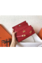 Hermes Kelly Classic Long Wallet In Red Epsom Leather  Replica