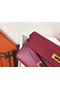 Hermes Kelly Classic Long Wallet In Ruby Epsom Leather  Replica