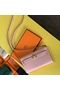 Hermes Kelly Classique To Go Wallet In Pink Epsom Calfskin  Replica