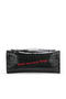 Hermes Kelly Clutch Bag Croco Leather K1002 Black  Replica