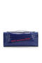 Hermes Kelly Clutch Bag Croco Leather K1002 Blue  Replica