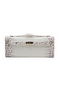 Hermes Kelly Clutch Bag Croco Leather K1002 OffWhite  Replica
