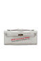 Hermes Kelly Clutch Bag Croco Leather K1002 White  Replica