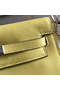 Hermes Kelly Danse Handmade Bag In Jaune Swift Leather  Replica