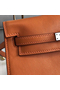 Hermes Kelly Danse Handmade Bag In Orange Swift Leather  Replica