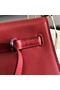 Hermes Kelly Danse Handmade Bag In Red Swift Leather  Replica