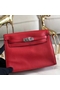 Hermes Kelly Danse Handmade Bag In Red Swift Leather  Replica