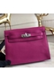 Hermes Kelly Danse Handmade Bag In Rose Purple Swift Leather  Replica