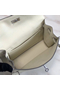 Hermes Kelly Danse Handmade Bag In White Swift Leather  Replica